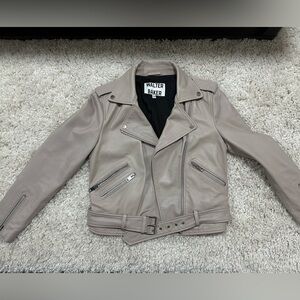 Walter Baker Allison Leather Motto Jacket